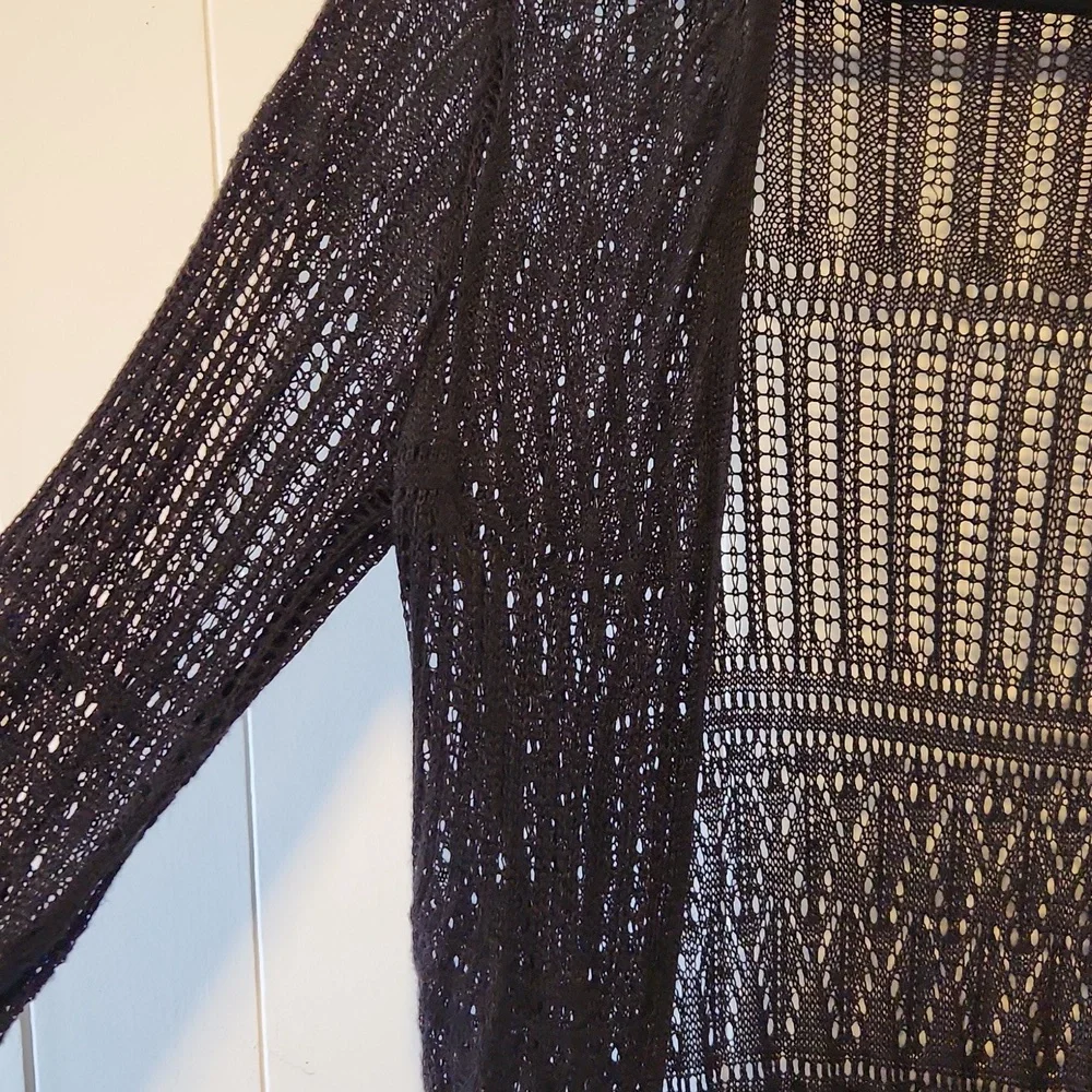 Long Open Knit Duster - Picture 5 of 7